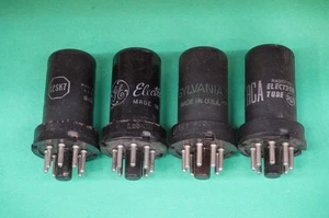 12SK7 - AUDIO GUITAR AMPLIFIER HAM RADIO TV tube -- lot of [4] - Picture 1 of 1