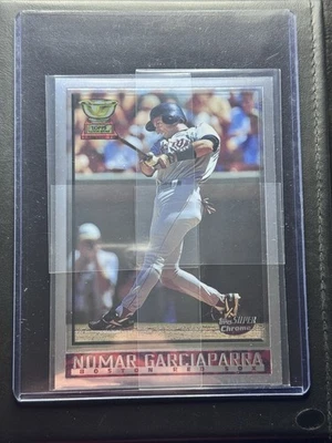 1998 TOPPS SUPER CHROME NOMAR GARCIAPARRA #34 Rookie Cup - 4.2” X 6” JUMBO - Image 1 of 4