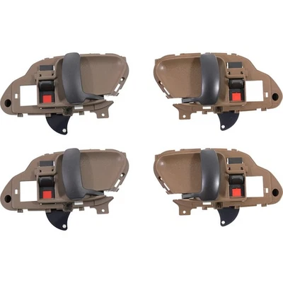Manija de puerta interior para GMC Yukon 95-2000 juego de 4 delanteras y traseras marrón Foto 1 de 4