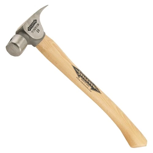 Martillo Stiletto FH10C 10 oz cara lisa mango curvo acabado titanio Foto 1 de 1