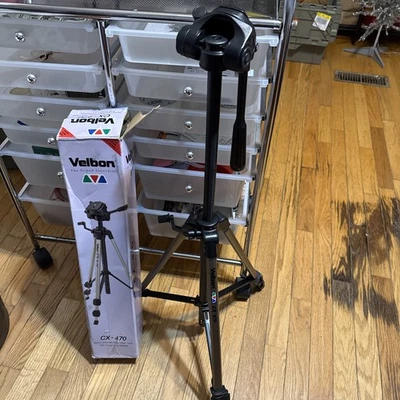 Innovadores de trípode Velbon CX-470 con cabezal de pasador de 3 vías Foto 1 de 4