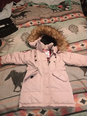 Canada погоды Gear ребенка ясельного возраста девочек Snap-Up молнии парка-размер 4 розовый - Изображение 1 из 4