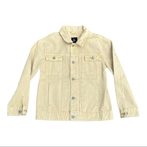 Art Class Jean Jacket Button Front In Sand Color 100% Cotton Size Medium (8/10) - Picture 1 of 7