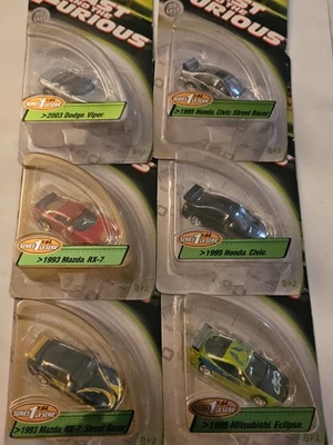 Racing Champions Fast and Furious 1/64,  6 Car Lot - Image 1 of 4