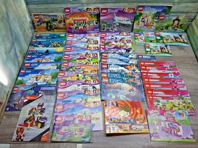 Lot Of 45 Lego Instruction Manuals ONLY -Friends, Elves, Disney, City MORE - Image 1 of 4
