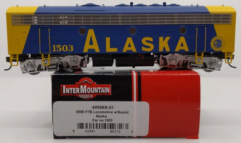 InterMountain 49566S-01 HO Scale Alaska EMD F7B Diesel Engine #1503 w/ DCC & Snd - Image 1 of 1