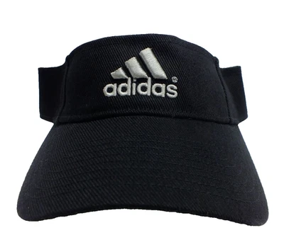 Gorra negra Adidas 3D Bar Parasol Años 90 Vintage Ajustable Golf Hip Hop Sombrero Gorra NUEVA Foto 1 de 4