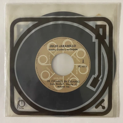 JULIO JARAMILLO - DE CIGARRO EN CIGARRO - MEXICAN 7" SINGLE CS, BOLERO Foto 1 de 4