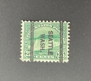 Seattle, Washington Type 243 DLE Precancel - 25 cents Niagara Falls - U.S. #699 - Picture 1 of 2