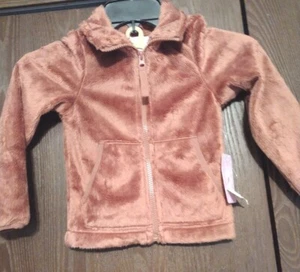 Tommy Bahama Brown Fleece Full Zip Child's Jacket Size 4 - Picture 1 of 8