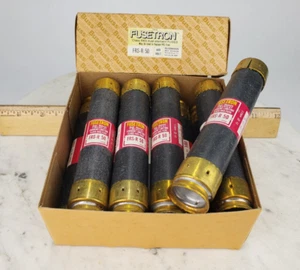 Box 10 Bussmann Fusetron FRS-R-50 Amp 600V Fuses Dual Element - Picture 1 of 14