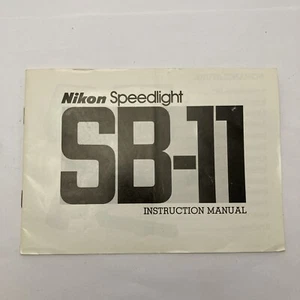 Nikon SB-11 Speedlight Bedienungsanleitung Original - Bild 1 von 5