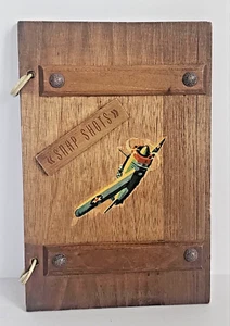 Álbum de fotos instantáneas Buffalo F2A Army Brewster de la Segunda Guerra Mundial inscrito pero sin usar - Imagen 1 de 14