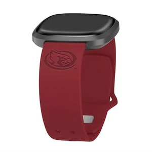 Correa de reloj de silicona grabada Iowa State Cyclones para FitBit Versa y Sense - Imagen 1 de 16