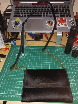 MICHAEL Michael Kors Jet Set французский переплет маленький телефон через плечо черный * - Изображение 1 из 4