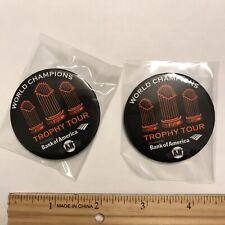 2 SF GIANTS 2014 WORLD CHAMPIONS 2010 2012 2014 TROPHY TOUR BUTTON PINS PIN
