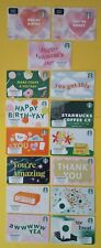 STARBUCKS CARDS 2024" 15 NEWLY RELEASED CARDS "  NEW ❤️ GREAT PRICE