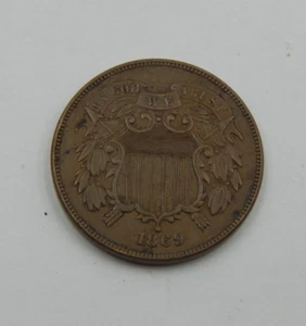 1869 Two Cent Piece, Better Date. Nice Details, High grade! - Picture 1 of 2