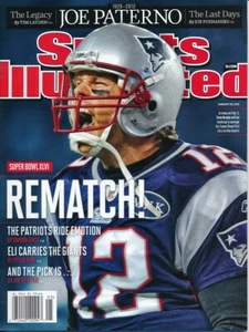Revista ilustrada deportiva Tom Brady Patriots 2012 sin etiqueta de correo 149189 - Imagen 1 de 2