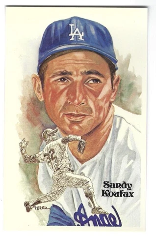1981 Perez Steele Hall of Fame Postcard #131 Sandy Koufax 02503/10000 Cover