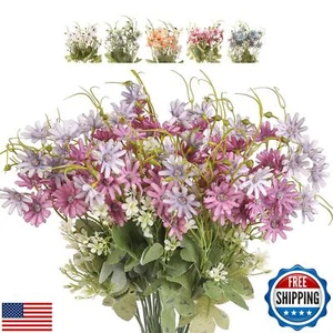 Artificial Flowers Wildflowers Silk Daisy Spring Fake Daisies Decoration Summ - Picture 1 of 5