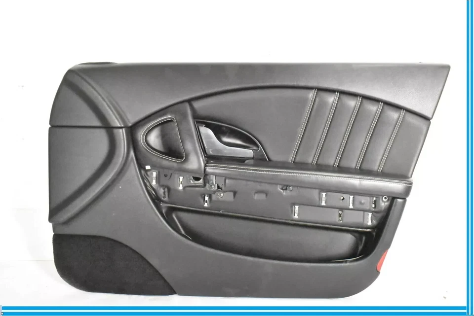 03-13 Maserati Quattroporte M139 Front Right Side Interior Door Panel Black OEM - Image 1 of 4