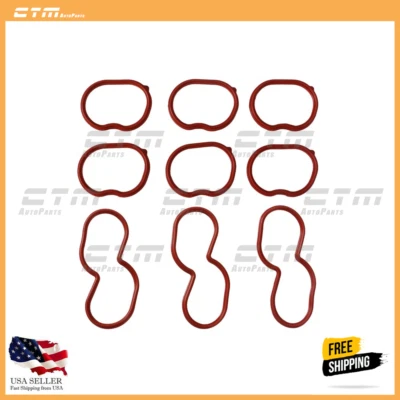 Intake Manifold Gasket Set For 98-09 Chrysler Dodge Intrepid 2.7L DOHC VIN R U T Foto 1 de 4