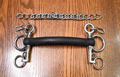 "Coronet, pelham de goma, broca, ~5,5-5,75""" Foto 1 de 4