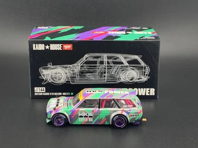 Kaido House X Mini GT Datsun Kaido 510 Wagon HKS V1 #144 1/64 CHASE - Immagine 1 di 4
