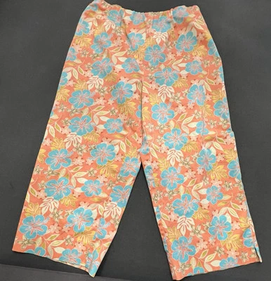 Capris florales hawaianos Bechamel Petite para mujer talla pequeña mediana Foto 1 de 4