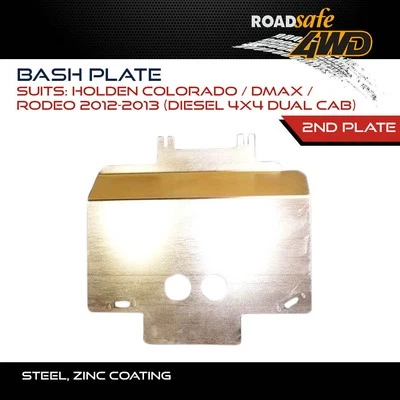 Roadsafe 4WD Bash Plate Fits Holden Colorado Dmax Rodeo 2012-2013 Diesel 4x4 - image 1 of 2