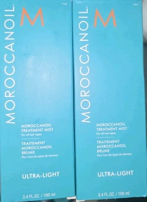 Moroccanoil Tratamiento Bruma Aceite Cabello Ultra Ligero 3.4 fl oz / 100 ml Lote de 2 Foto 1 de 2