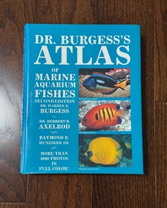 1990 Dr. Burgess's Atlas of Marine Aquarium Fishes Big 2nd Ed "AR" - Picture 1 of 3