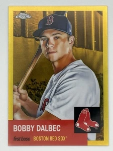 2022 Topps Chrome Platinum Anniversary Gold Refractor Bobby Dalbec /50 - Picture 1 of 2