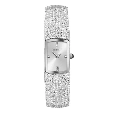 Seksy by Sekonda Silver Sparkle Ladies Watch Model 40464 RRP £99.99 - Image 1 of 4