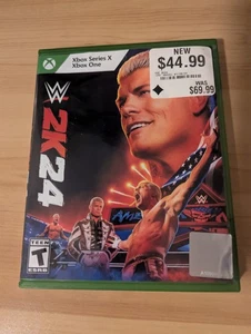 WWE 2K24 - Microsoft Xbox Series X y Xbox One en estuche original - Imagen 1 de 7