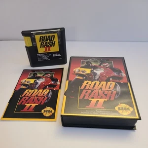 ROAD RASH II 2 (Sega Genesis, 1992) - With Manual - Picture 1 of 9