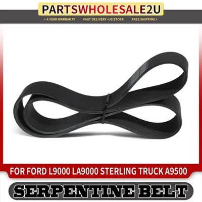51.61in Fan Serpentine Belt for Ford L9000 LLA9000 LTS9000 Sterling Truck A9500 - Image 1 of 4