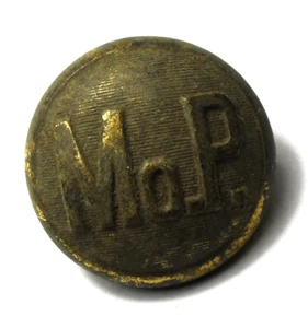 Vintage Missouri Pacific Railroad Button 23mm Mo.P. - Picture 1 of 4