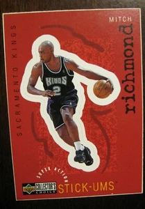 Sacramento Kings 1996-97 Collector's Choice Stick-Ums #S23 Mitch Richmond - Picture 1 of 2