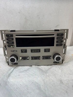 Chevrolet Cobalt 2005 radio AM/FM reproductor de CD de un solo disco MP3 15272192 OEM (2/2) Foto 1 de 4