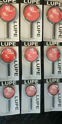 100er, 90er, 75 oder 60er Leselupe + Vergrößerungslupe, Echt -Glas-Lupe +A+ - Bild 1 von 3