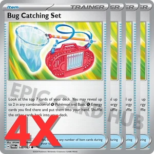 4x Bug Catching Set 143/167 X4 - Twilight Masquerade Playset - Pokemon TCG - Bild 1 von 1