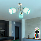 Design LED Decken Leuchte Wohn Ess Zimmer Textil Lampe dimmbar RGB Living-XXL