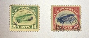 USA Scott # C2-C3 Luftpost fein gebraucht - Bild 1 von 2