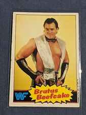1985 O-Pee-Chee WWF Brutus The Barber Beefcake #10  WWF Wrestling Card Canada