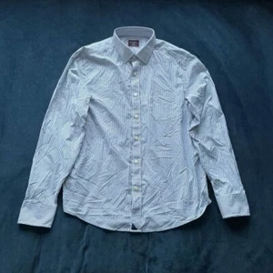 UNTUCKit Terzolo Blue Stripe Long Sleeve Button Up Shirt - Picture 1 of 4