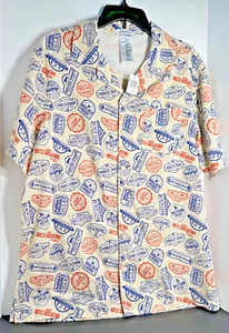 Disney Parks Vacation Club DVC Hawaiian Camp Shirt Resort Logo Men’s Size Medium - Picture 1 of 7