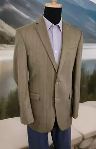 Ralph Lauren Men 42L Slim 40 Blazer Tweed Herringbone Birdseye Sport Coat Jacket - Picture 1 of 18