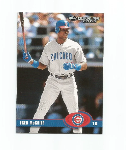 FRED McGRIFF (Chicago Cubs) 2003 DONRUSS CARD #249 - Image 1 of 1